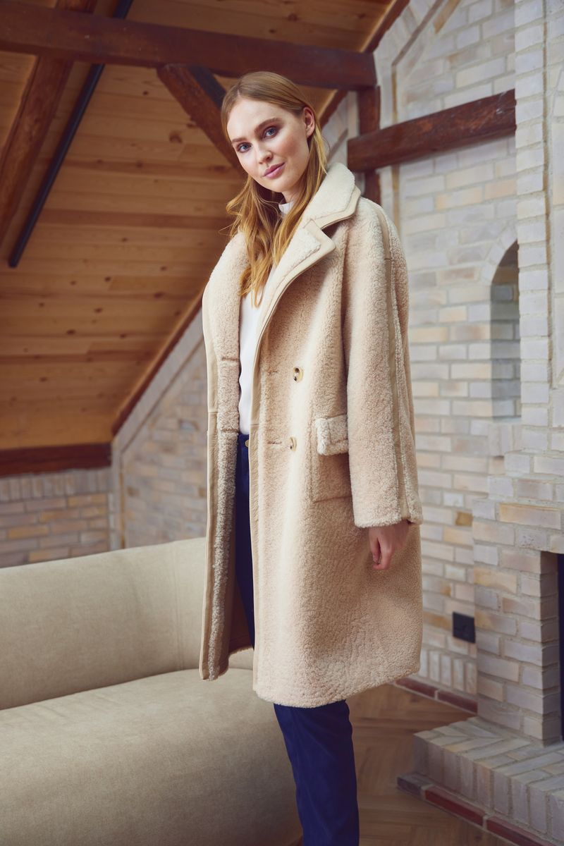 Jill jakke Beige