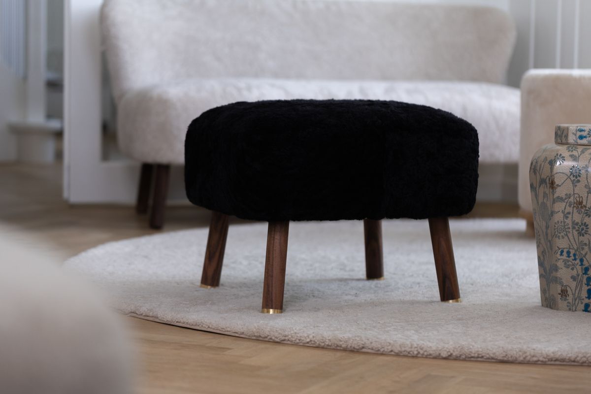 Gulvteppe | Korthåret | New Zealand | Ø140 cm Beige