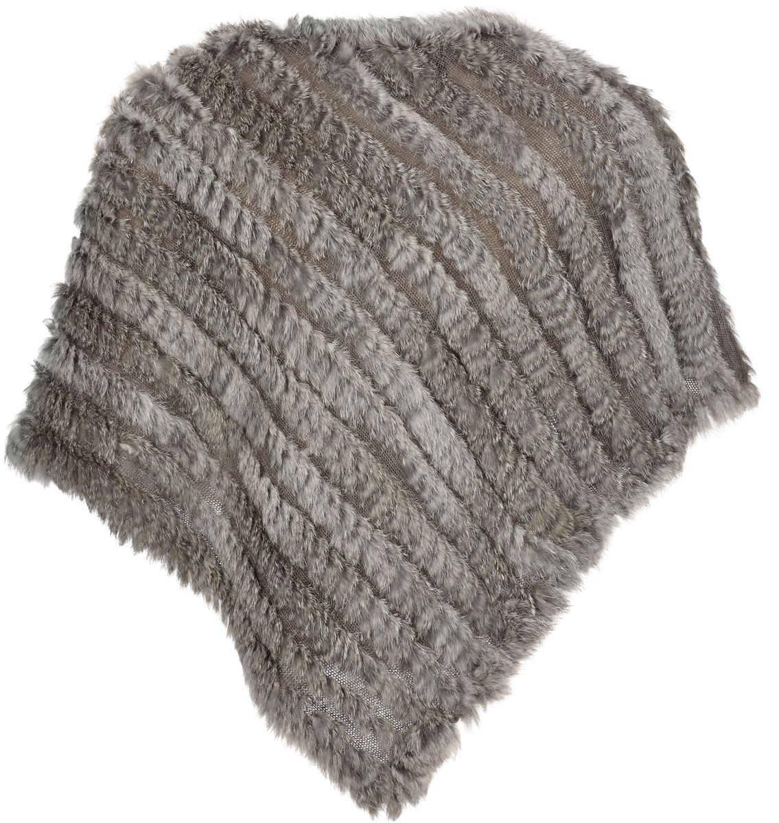 Molly poncho Naturlig Grå