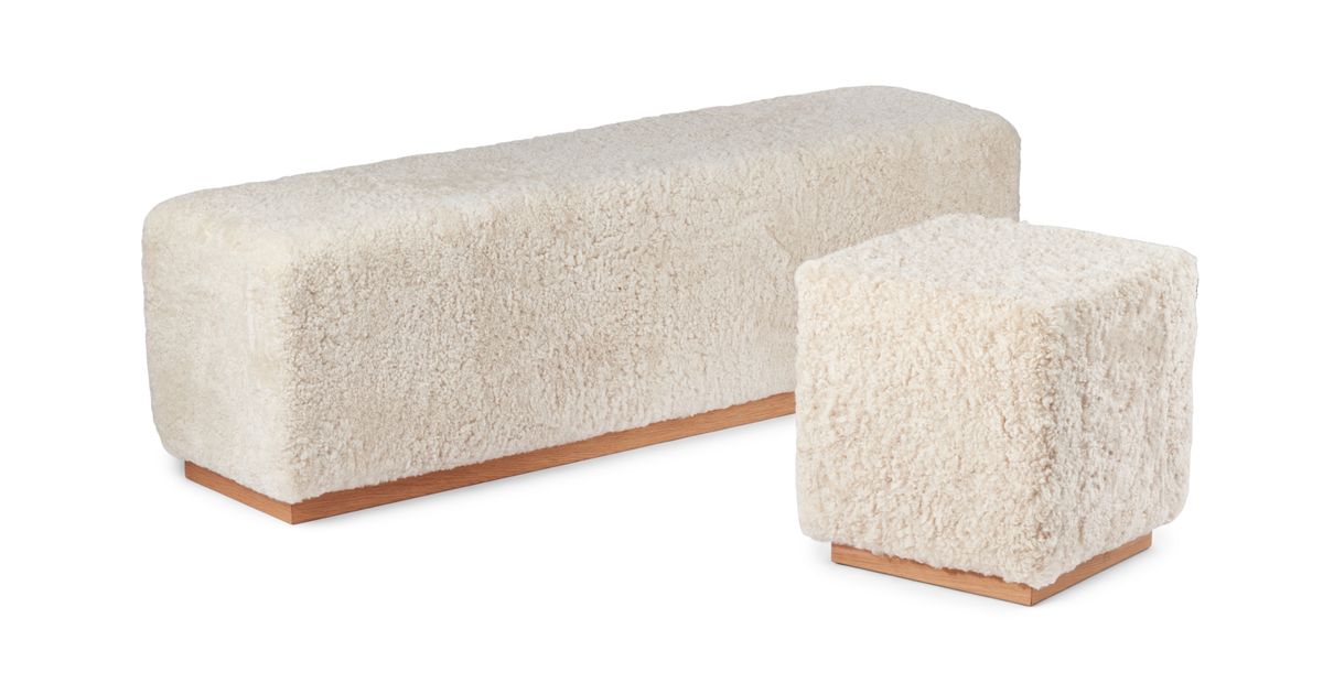 Benjamin skammel Beige