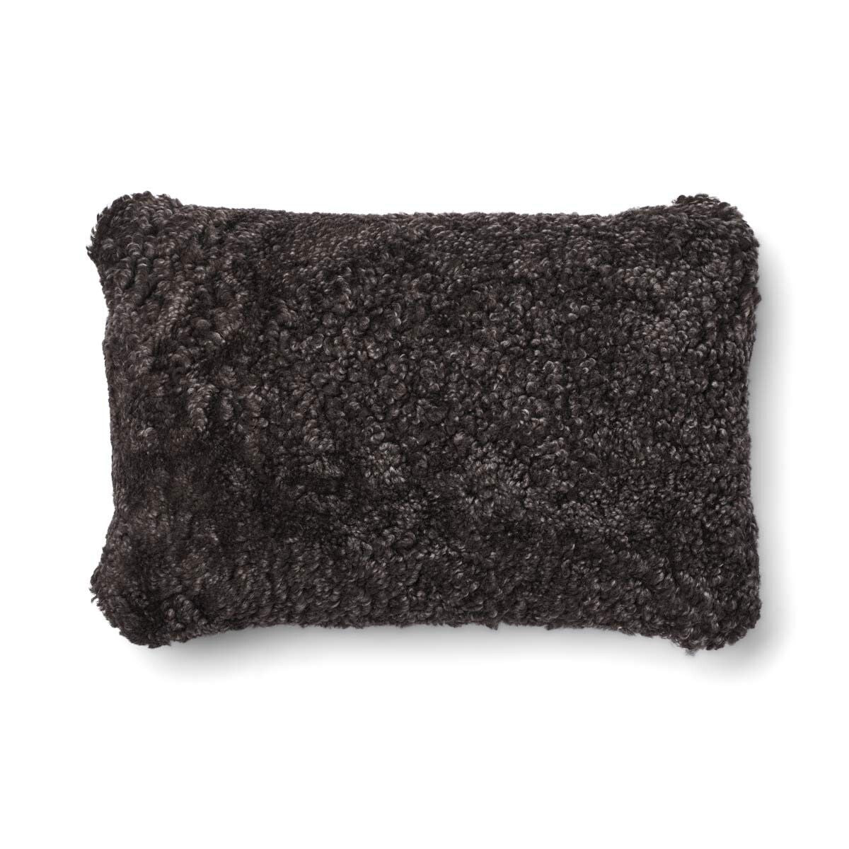 Checked Collection | Ullpute | Korthåret | 34x52 cm Rutet Mørkegrønn / Cappuccino