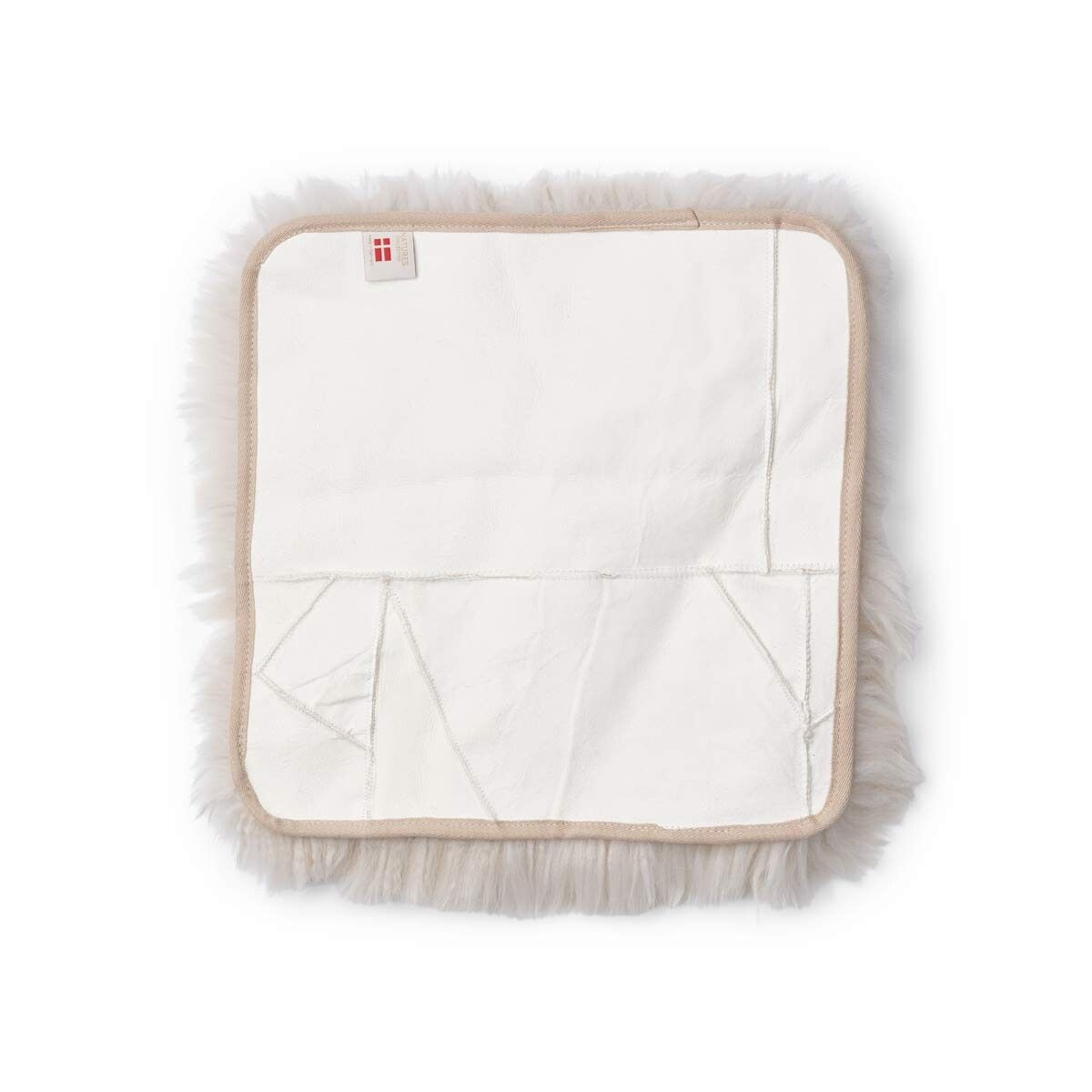 Zero Waste setepute | Langhåret | New Zealand | 35x35 cm Beige