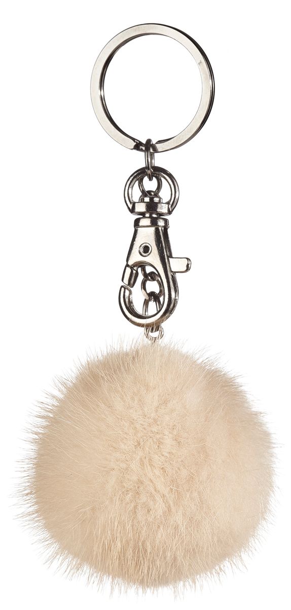 Pompong nøkkelring Palomino Beige
