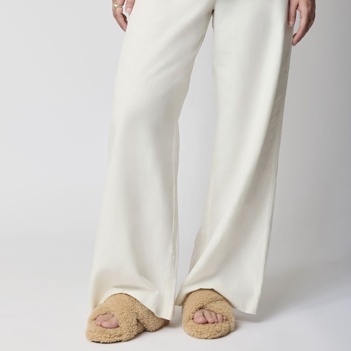 Curly Cross Slipper Honning