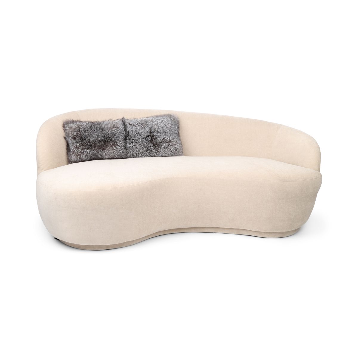 Premium Revepute | Cashmere Bakside | Norge | Blue Frost Fox | 30x75 cm