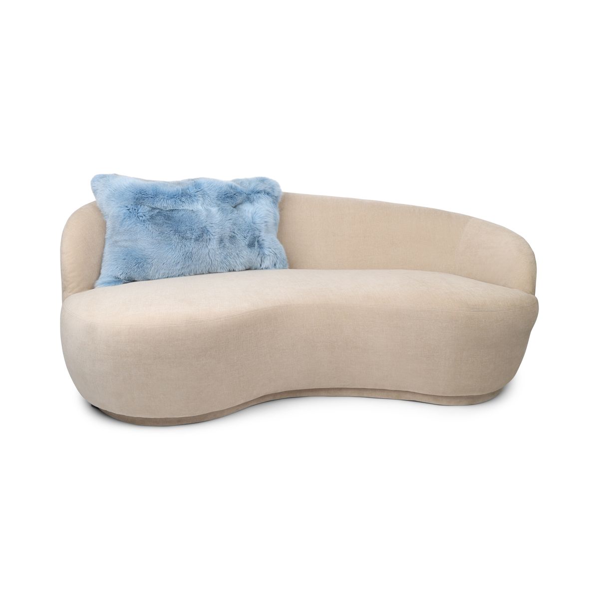 Premium Revepute | Cashmere Bakside | Norge | Himmelblå | 48x76 cm