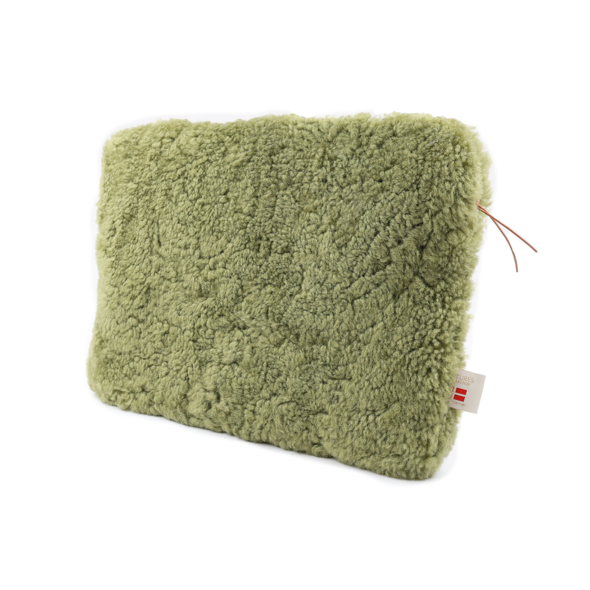 Computer Sleeve ⎮ Saueskinn ⎮ 36 cm x 28 cm Mosegrønn