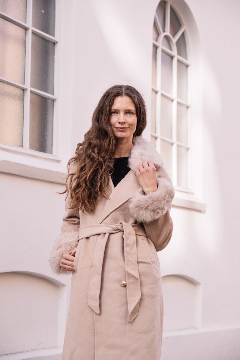Othilia jakke Beige