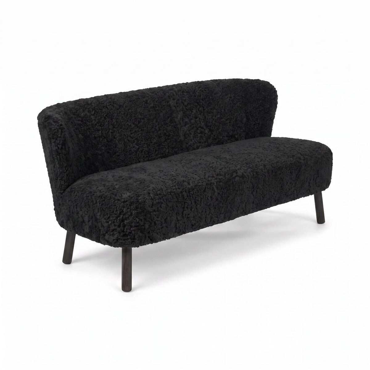 Emanuel 2-seters sofa Svart