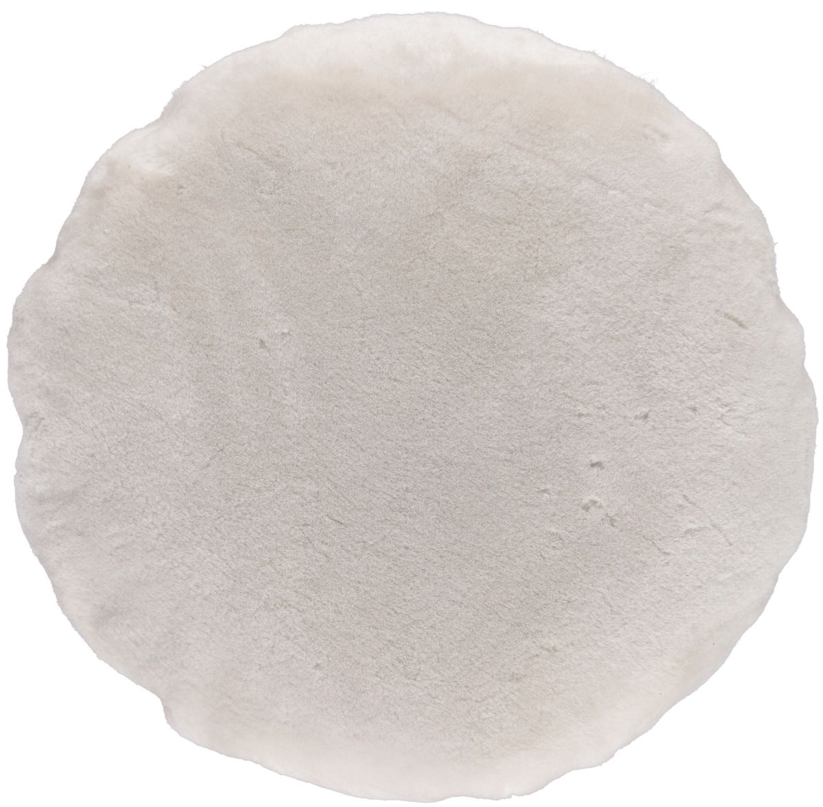 Saueskinnpute | Fløyel | Mokkasin | Dobbeltsidig | Ø45 cm & Ø62 cm Beige