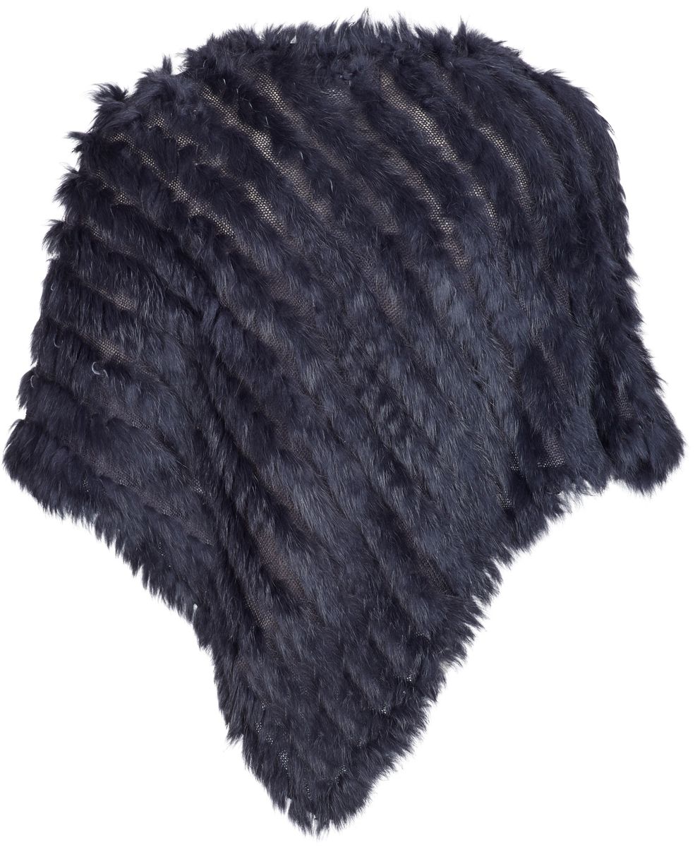 Molly poncho Midnatt Blå