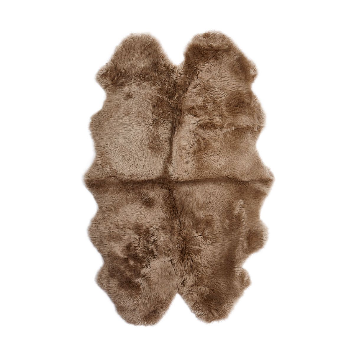 Saueskinnteppe | Langhåret | New Zealand | 180x110 cm Lysebrun