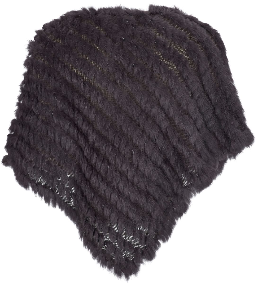 Molly poncho Mørk Grå