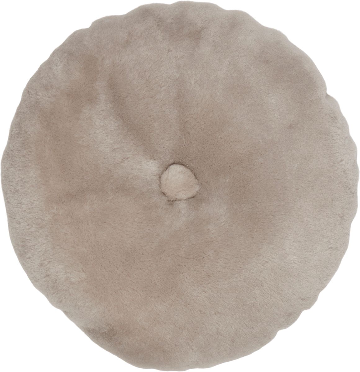 Saueskinnpute | Mokkasin | Dobbeltsidig | Ø45 cm