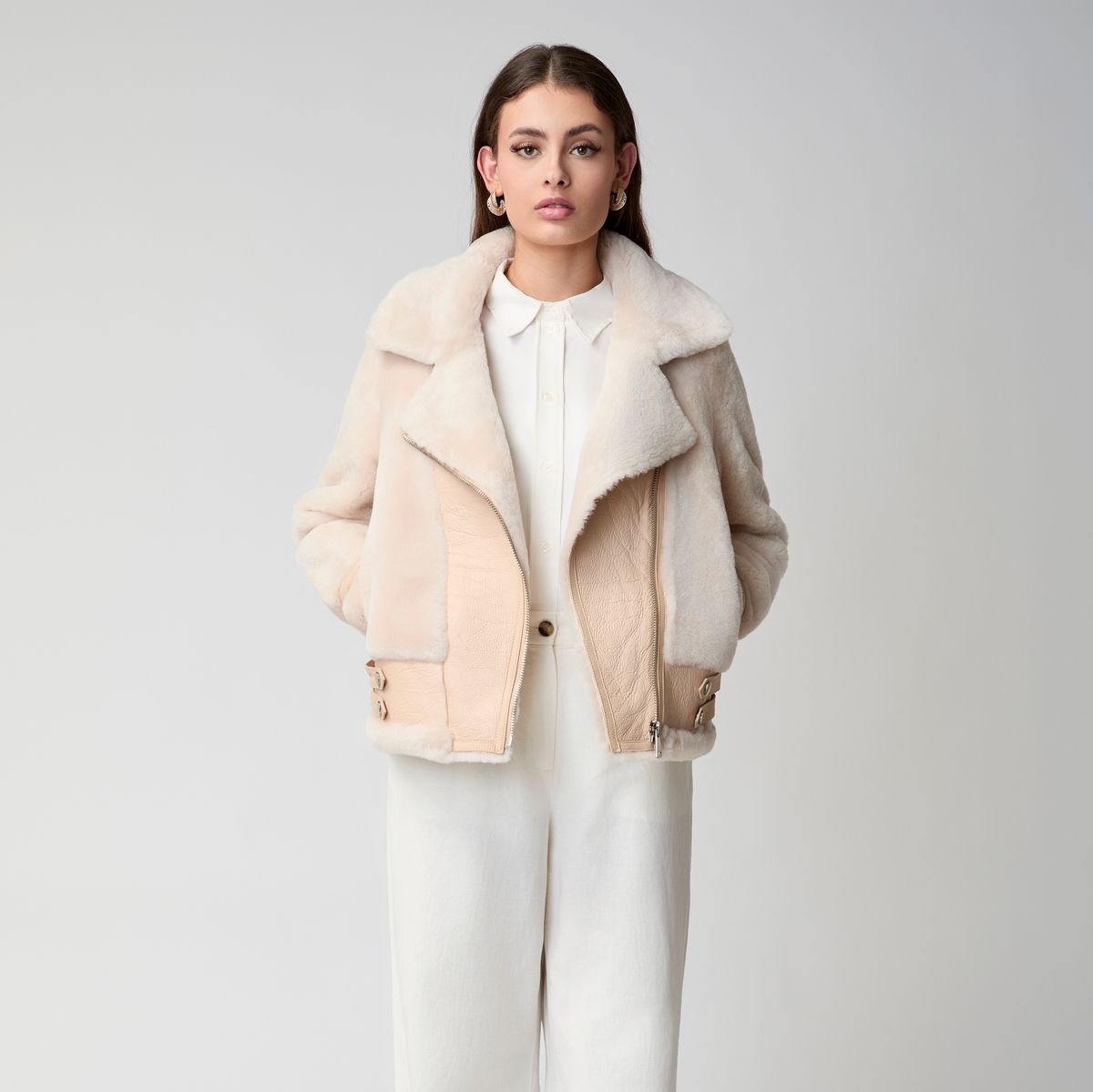 Annalon jakke Beige