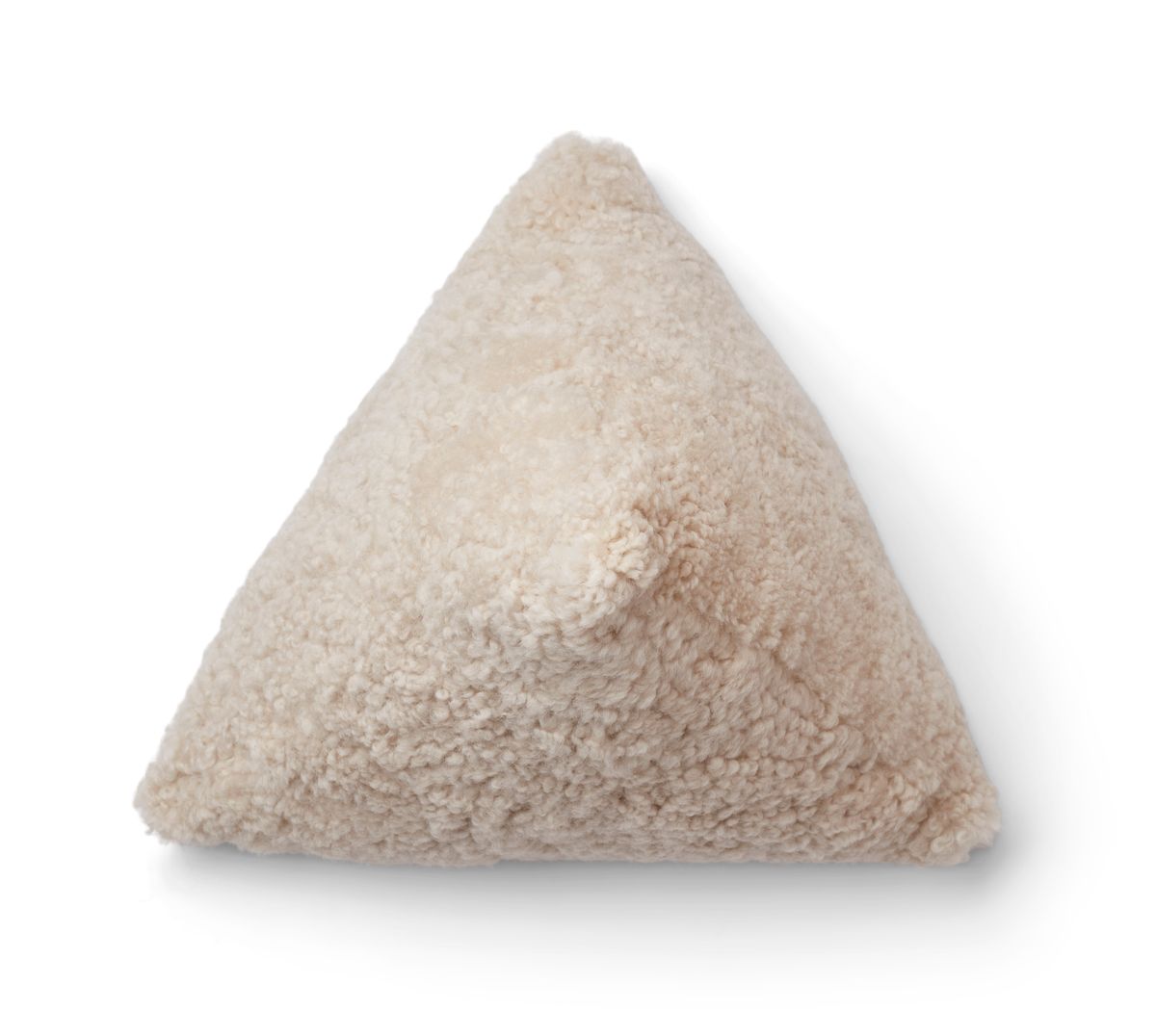 Hematite pute | Korthåret | New Zealand | 35x35x35 cm Beige