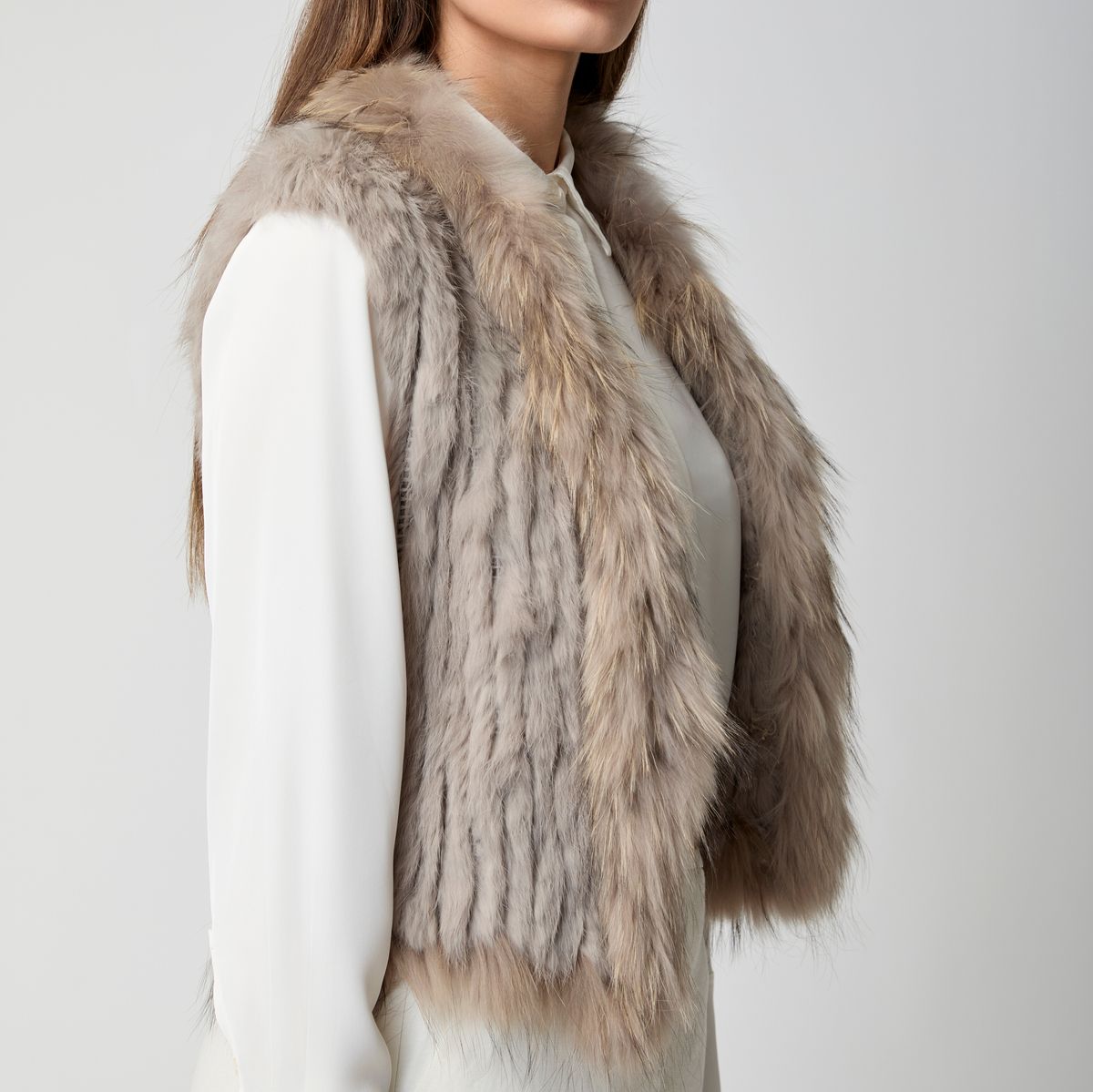 Anna vest Midnatt Blå