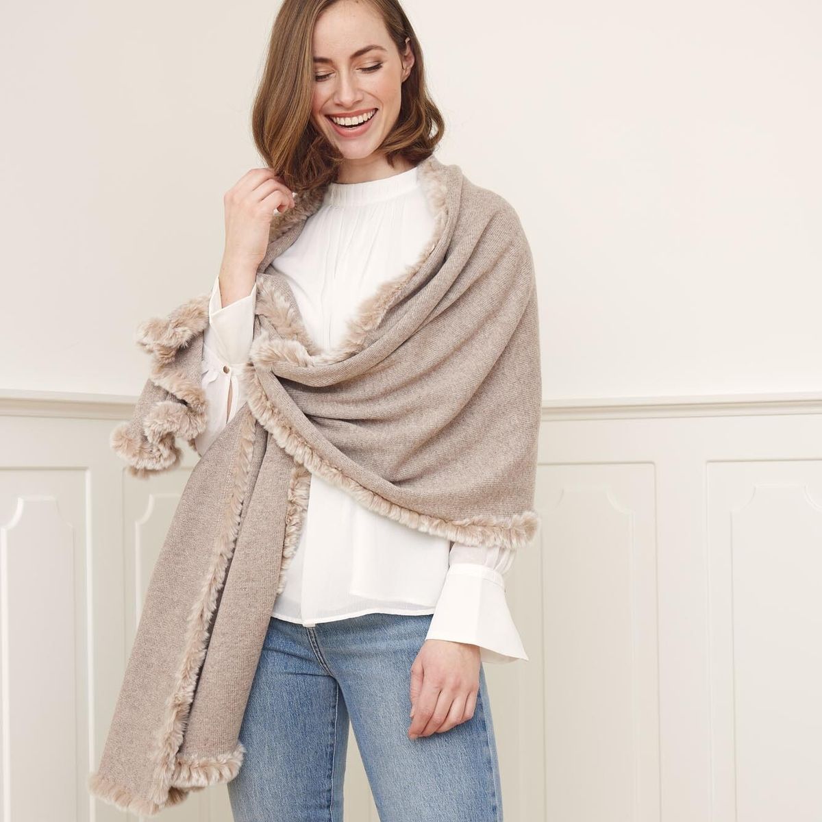 Scarlet halstørkle Svart / Svart