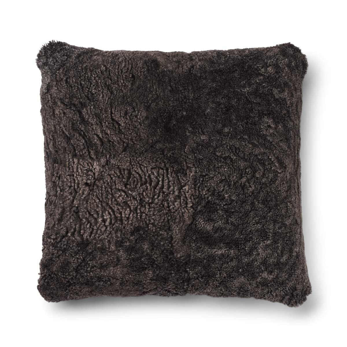 Checked Collection | Ullpute | Korthåret | 52x52 cm Rutet Mørkegrønn / Cappuccino