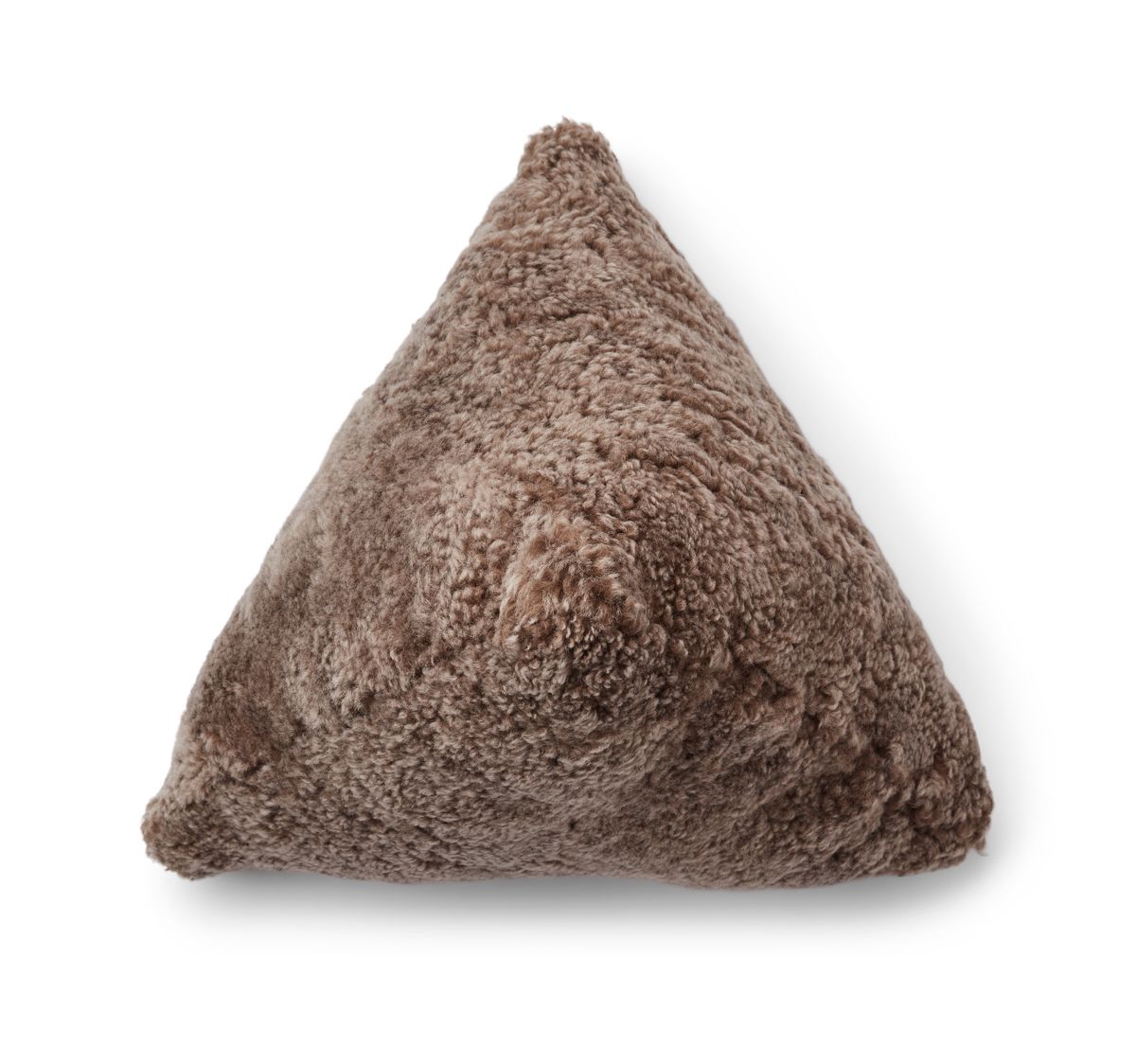 Hematite pute | Korthåret | New Zealand | 35x35x35 cm Lysebrun