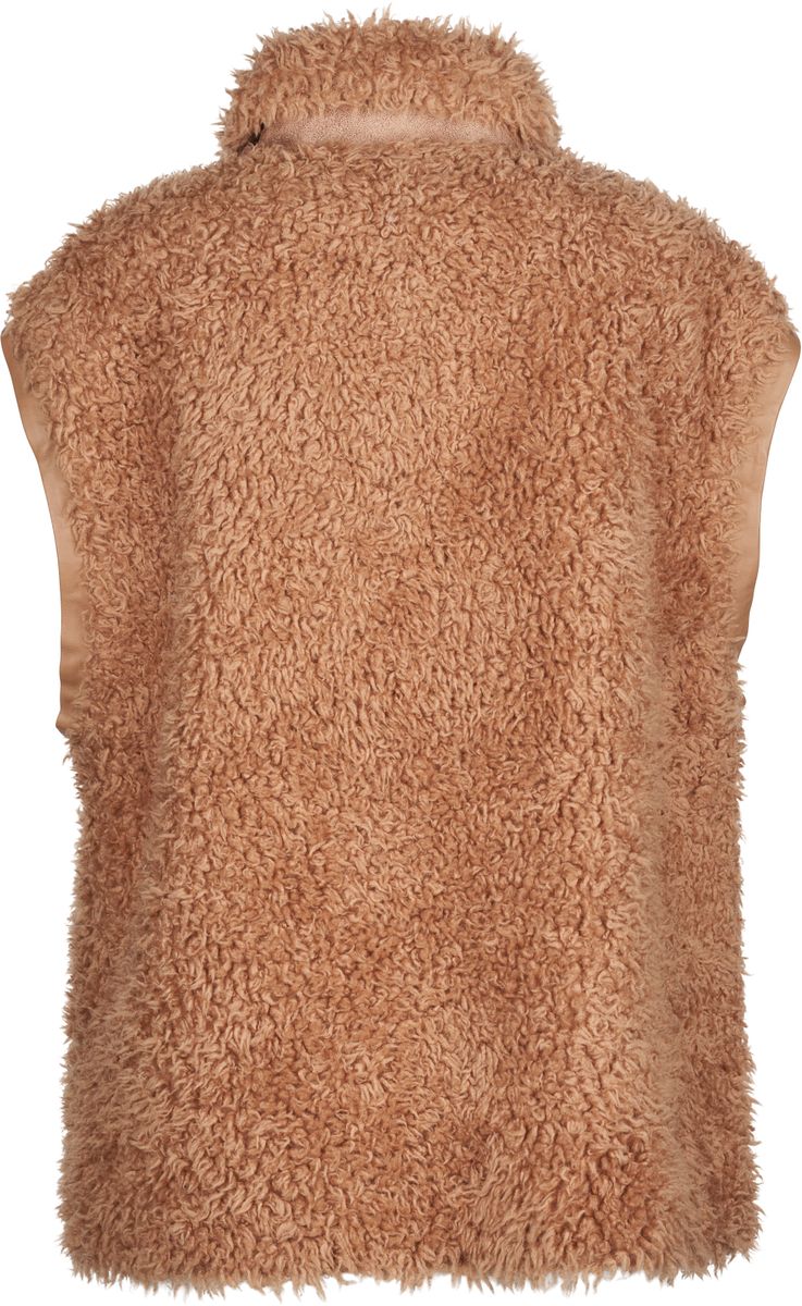 Ivette vest Teddy Brun