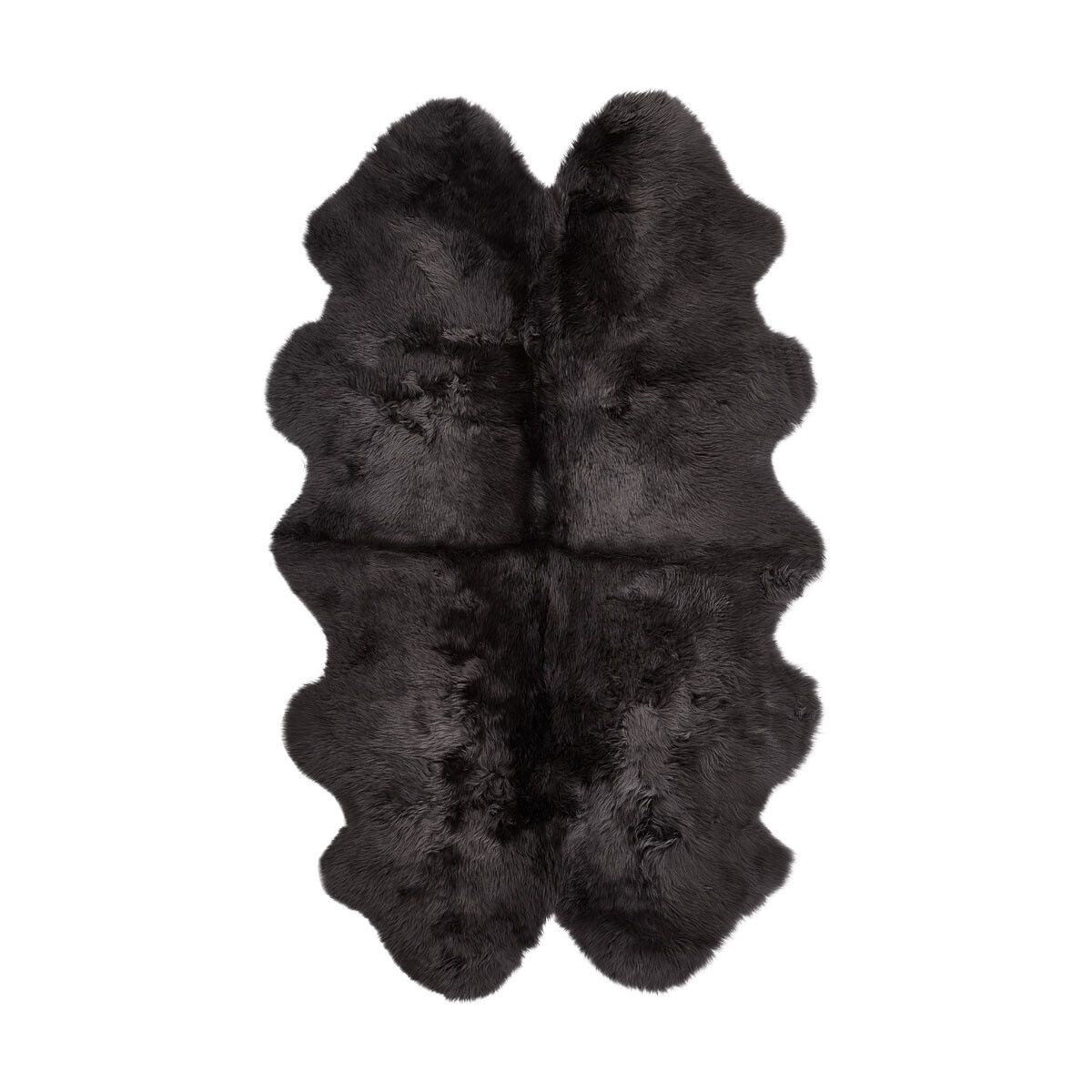 Saueskinnteppe | Langhåret | New Zealand | 180x110 cm Mørk grå