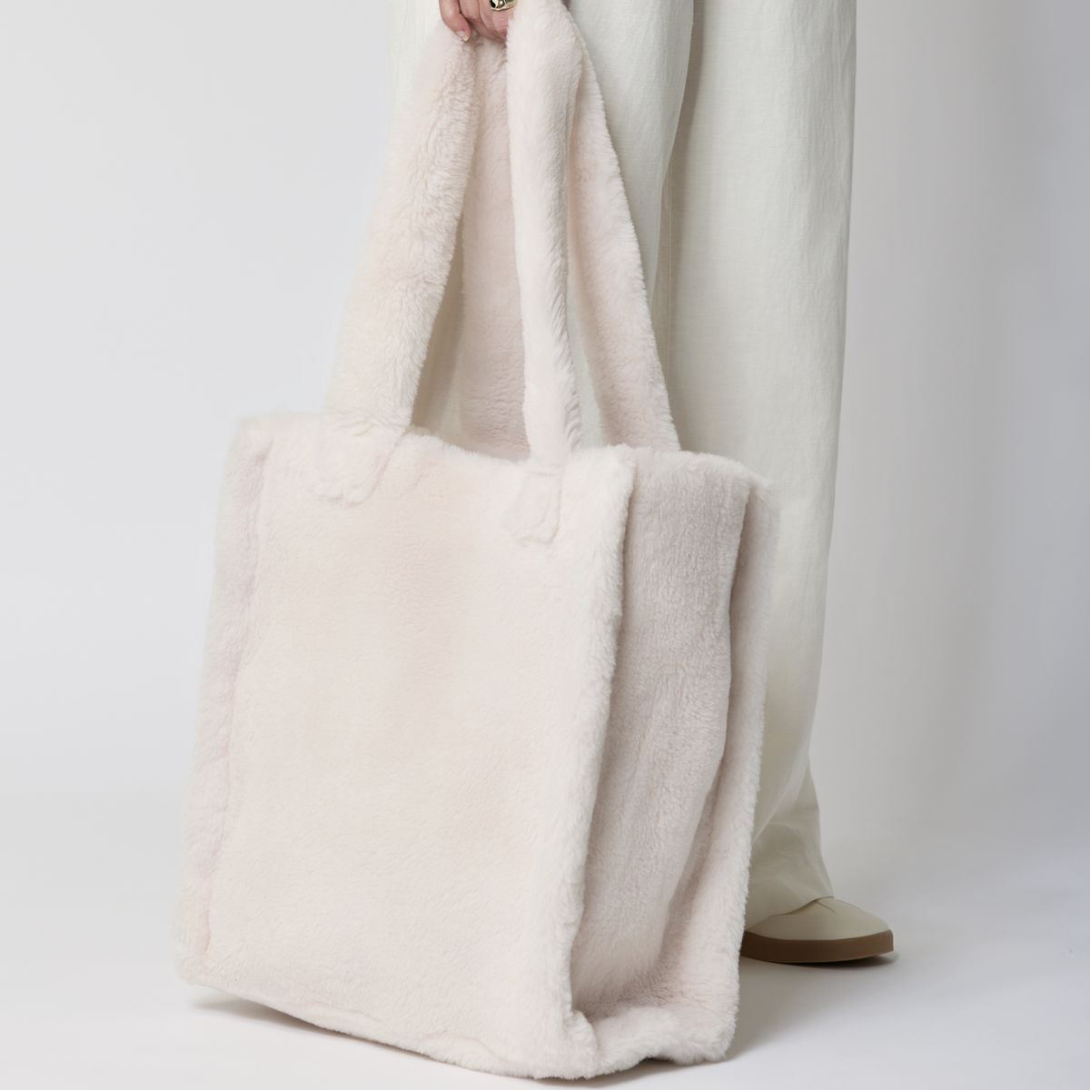 Maxi Glory shopper Brunt Lær