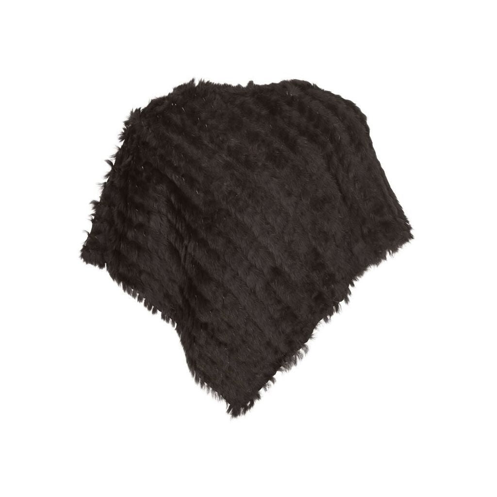 Molly poncho Mørk Brun