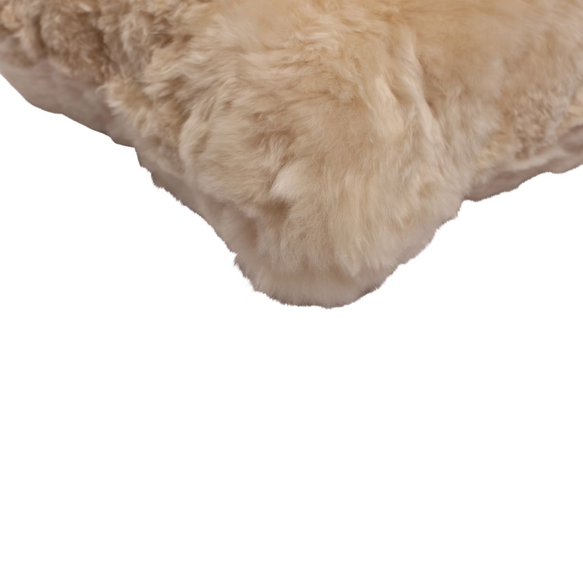 Alpakapute | Korthåret | Dobbeltsidig Beige