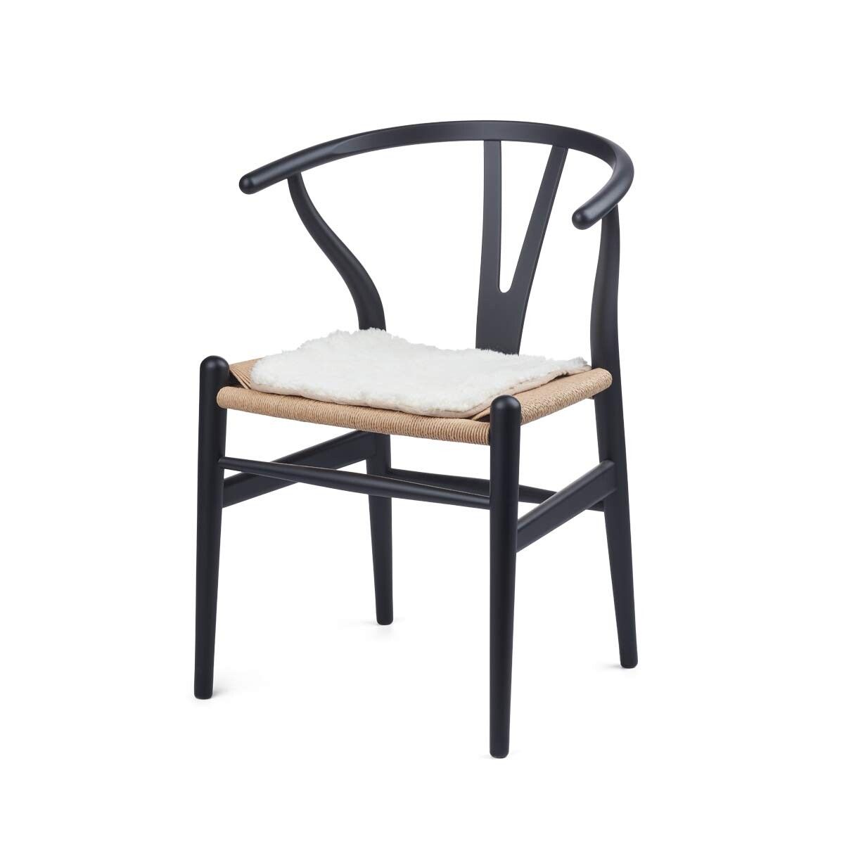 Zero Waste setepute | Korthåret | New Zealand | 35x35 cm Hvit