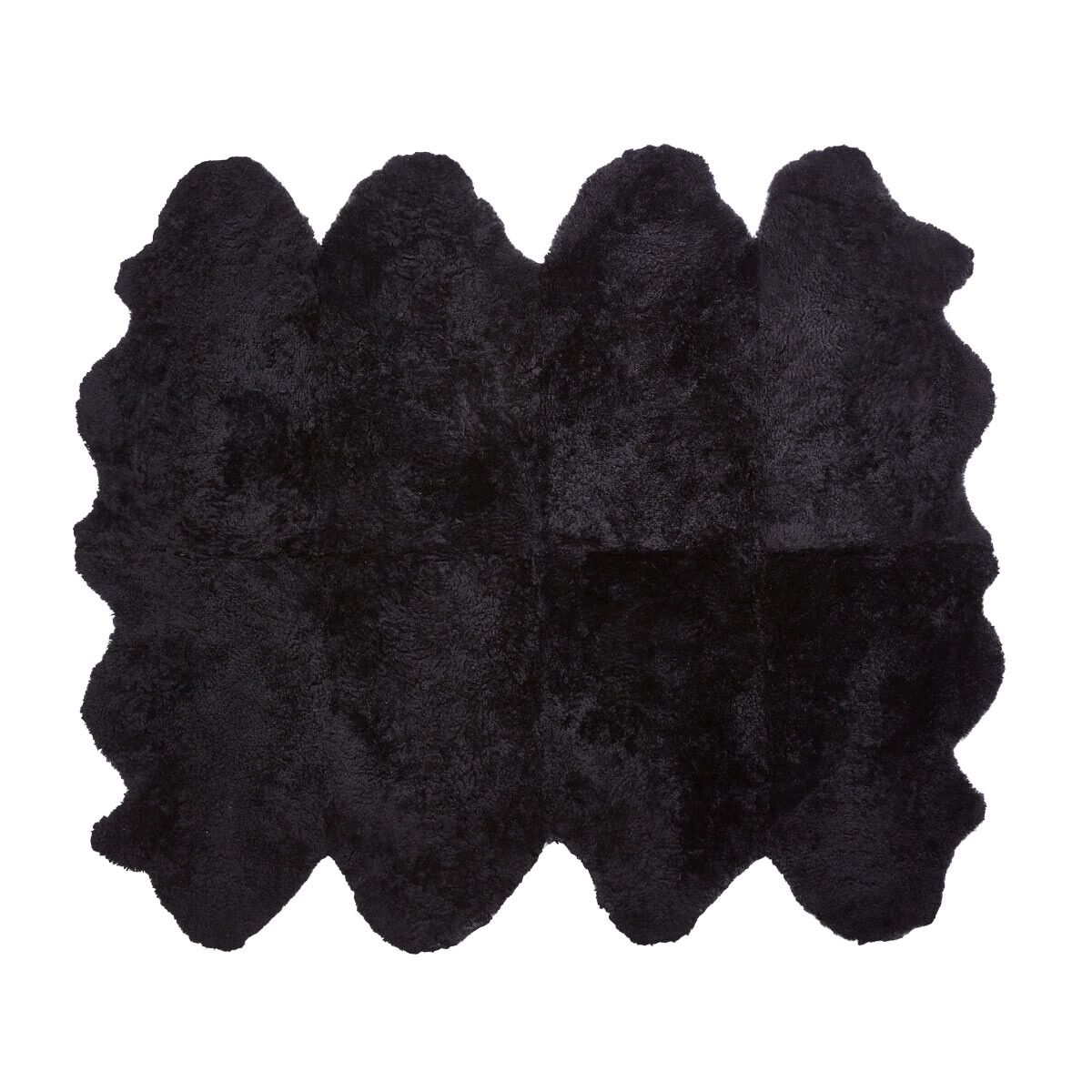 Saueskinnteppe | Korthåret | New Zealand | 180x214 cm Svart
