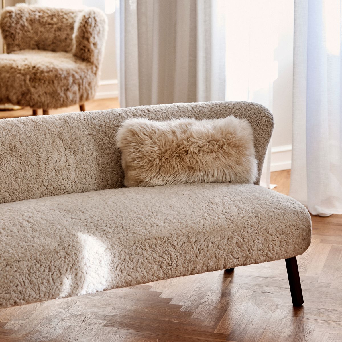 Emanuel 2-seters sofa Koksgrå