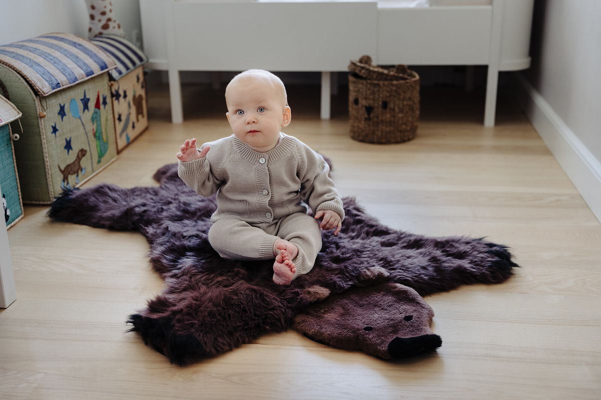 Baby Bear-teppe Brun