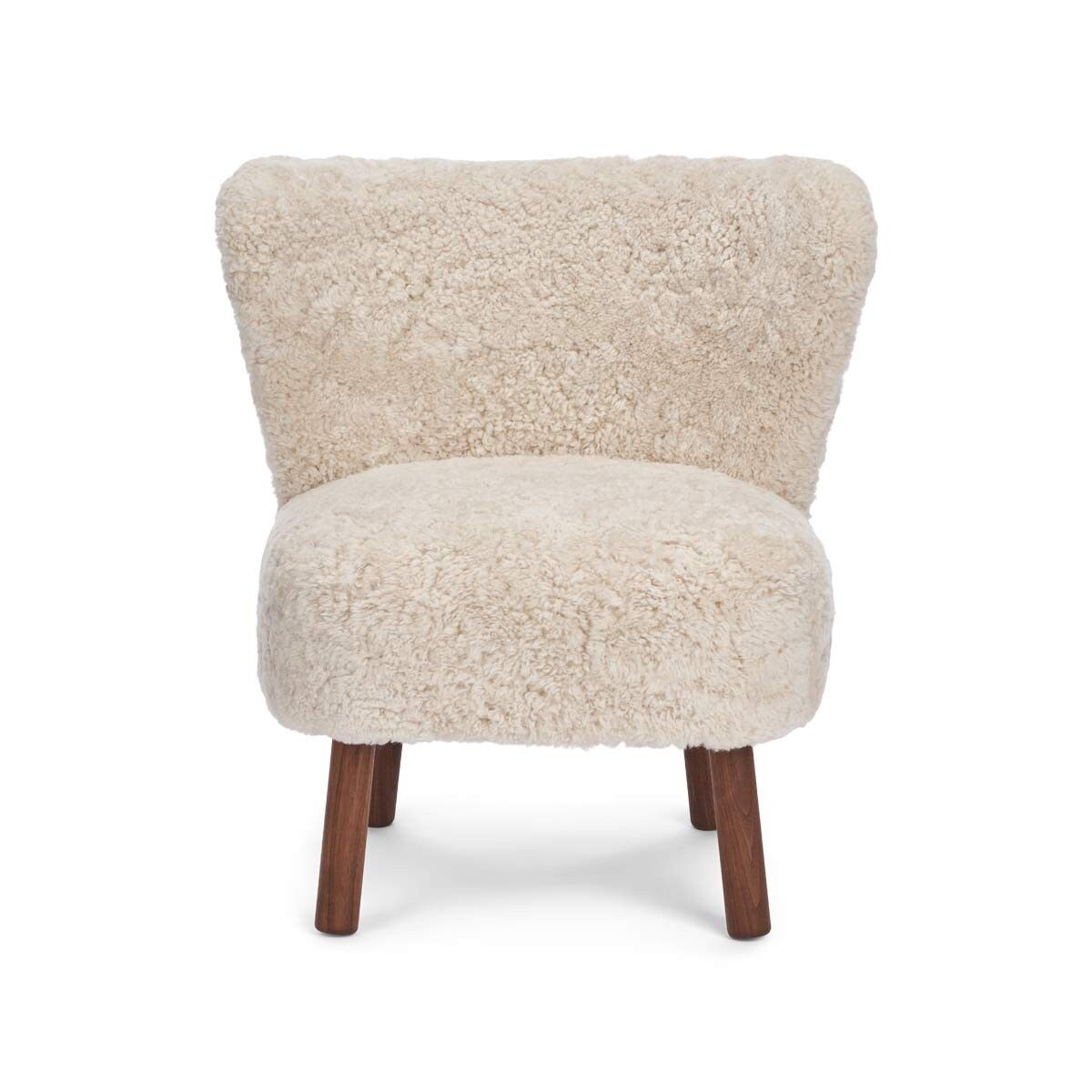 Emily Lounge Chair | Korthåret Pearl