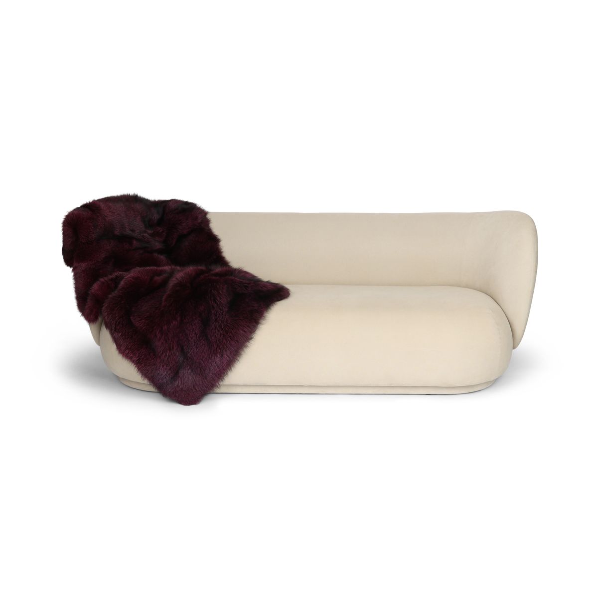 Premium Revepledd | Kasmirbakside | Lilla | 150x70 cm