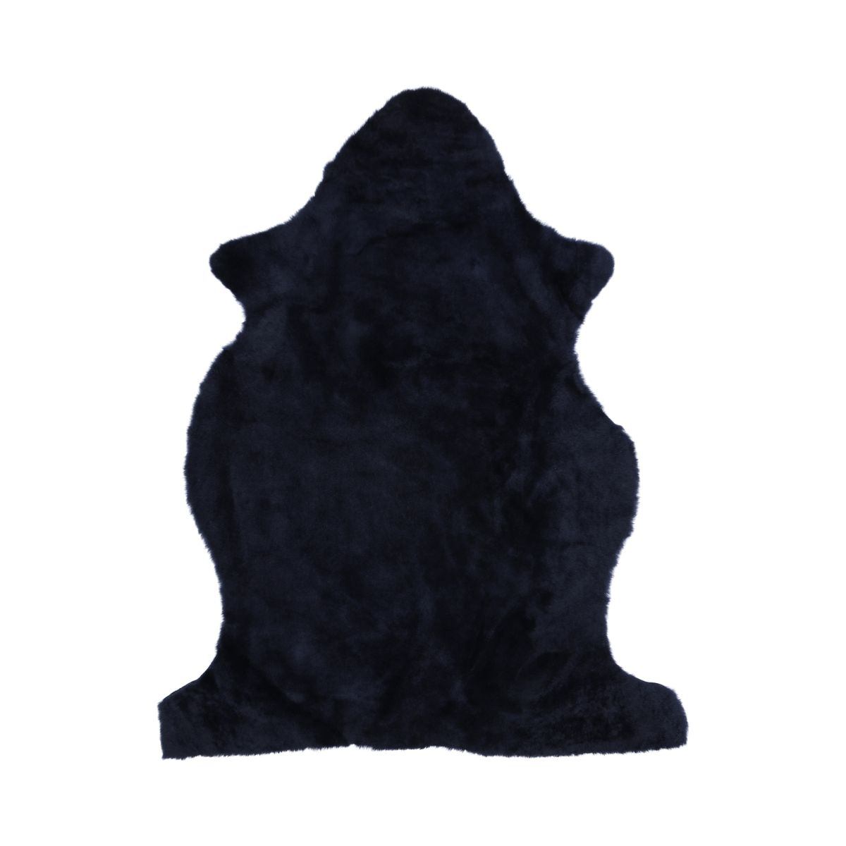 Kort ullsaueskinn Double Face 100 cm Marine