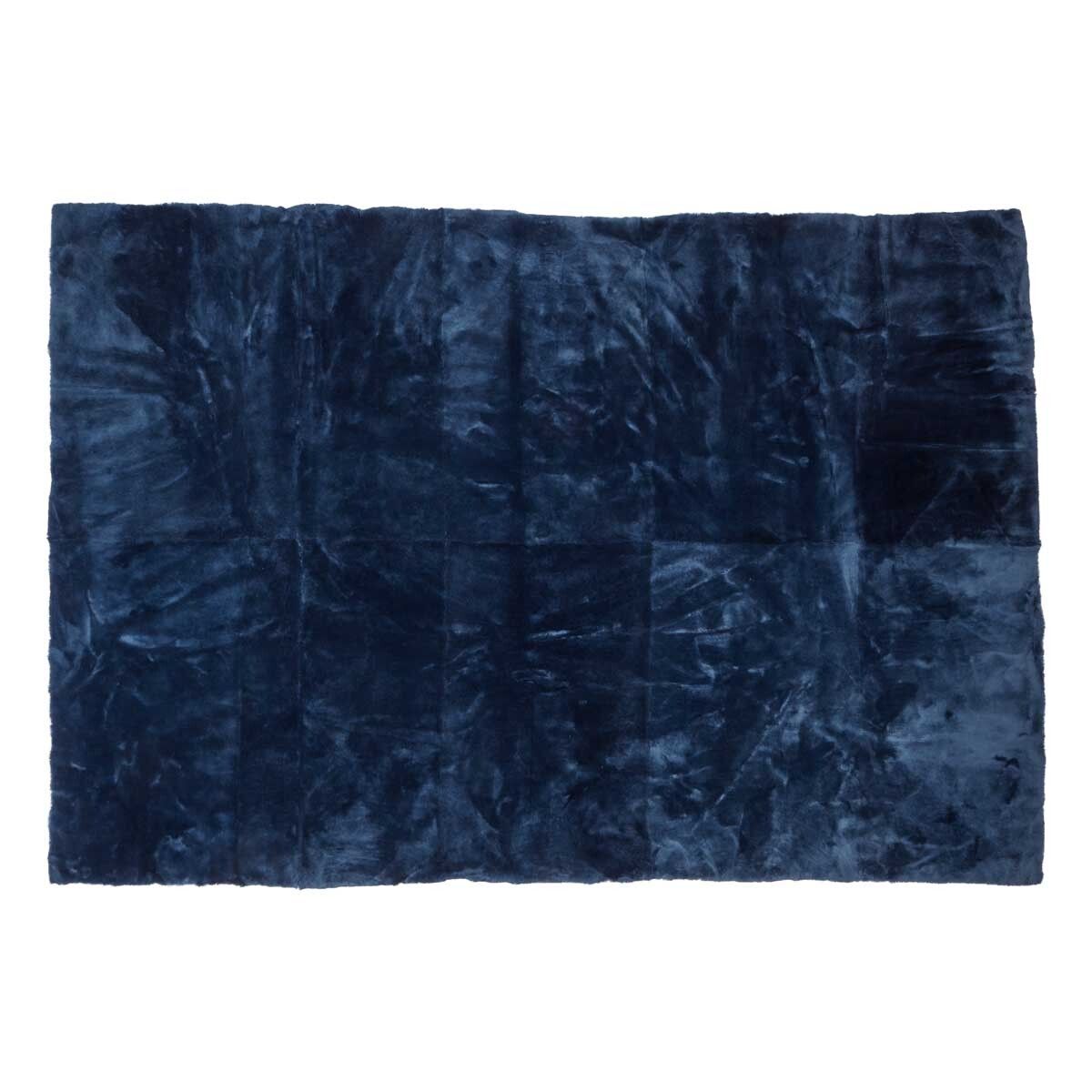 Design Moccasin-teppe 120x180 cm Marineblå