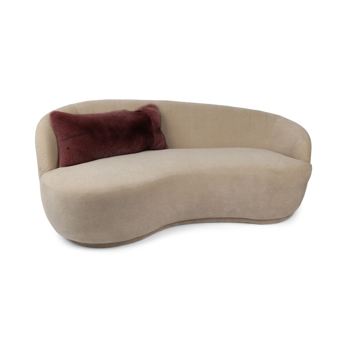 Premium Revepute | Kasmirbakside | Norge | Lilla | 56x30 cm