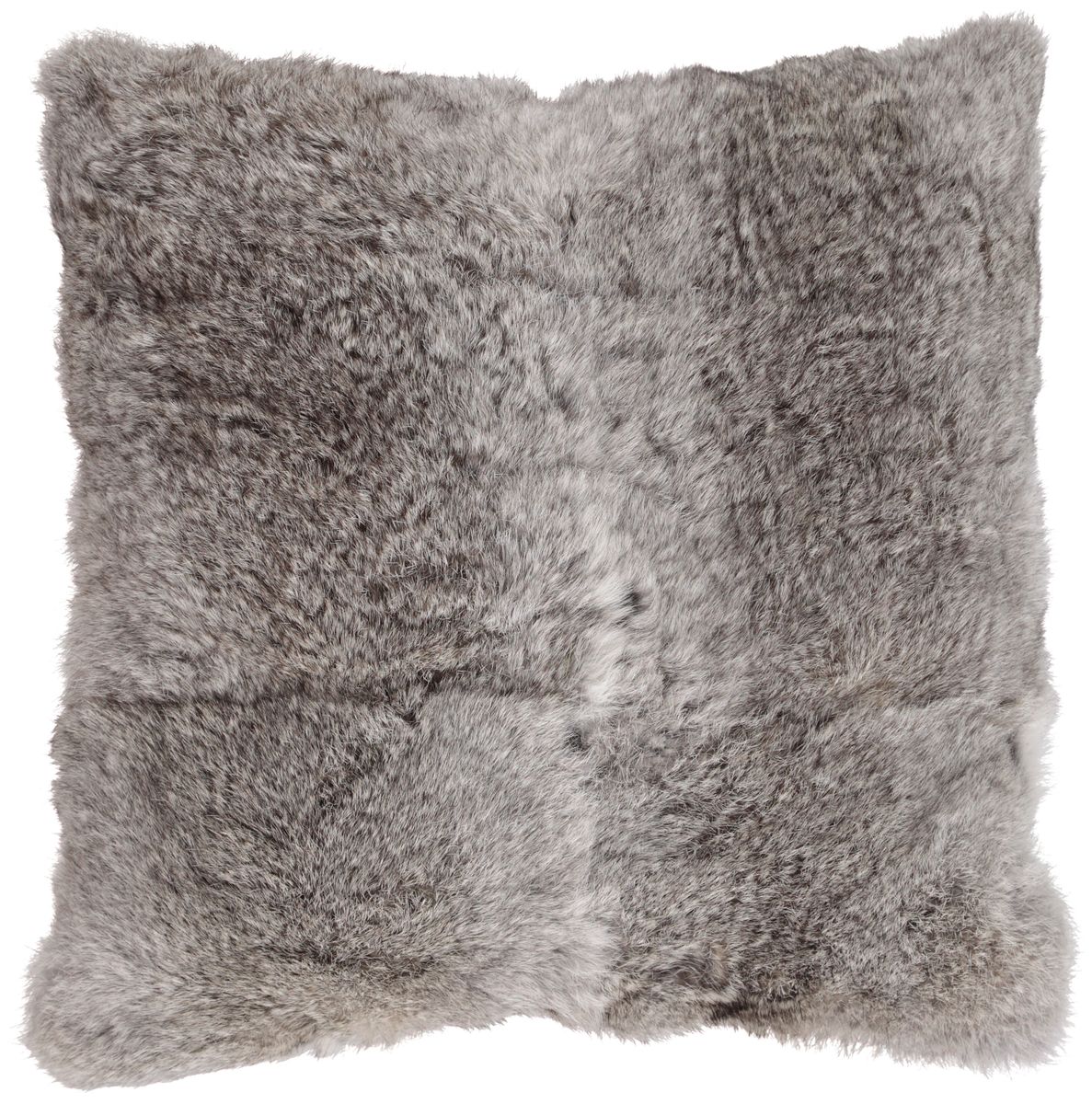 Pute | Kanin, ull | 40x40 cm Naturlig Grå