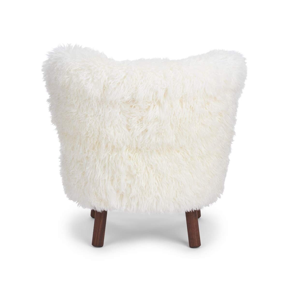 Emily Lounge Chair | Long Wool Snøhvit