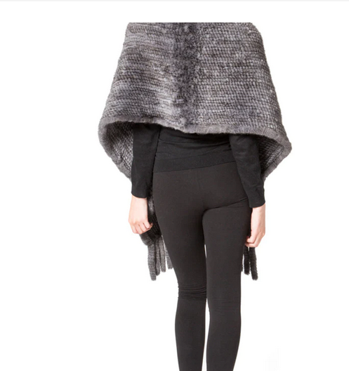 Mink Scarf Grå