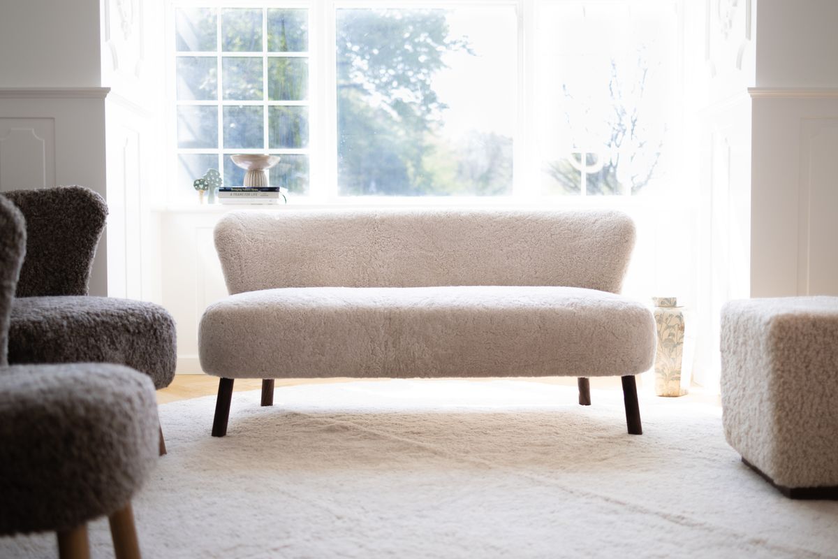 Emanuel 3-seters sofa Pearl