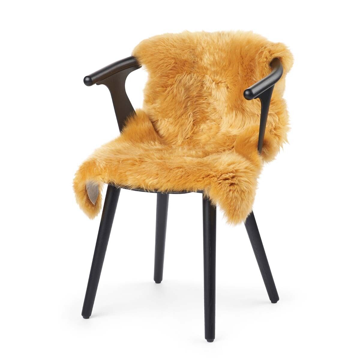 Saueskinn | Langhåret | New Zealand | 100x60 cm Gul