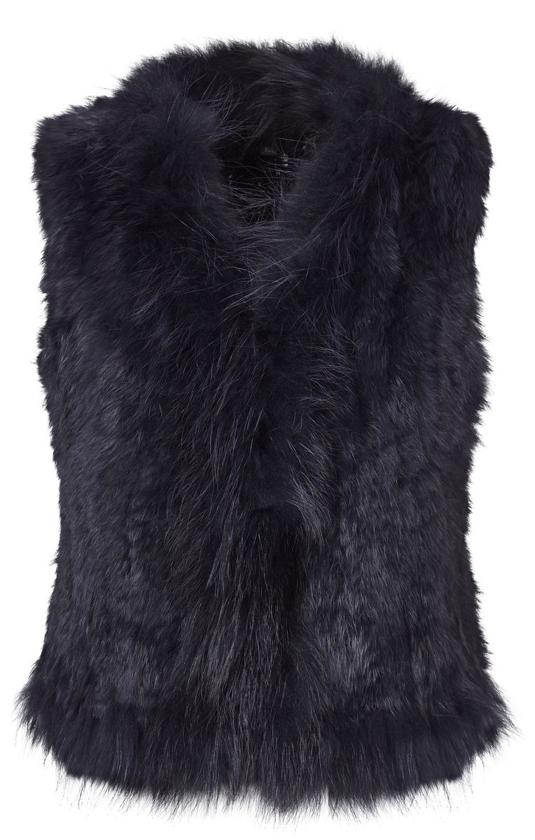 Anna vest Midnatt Blå