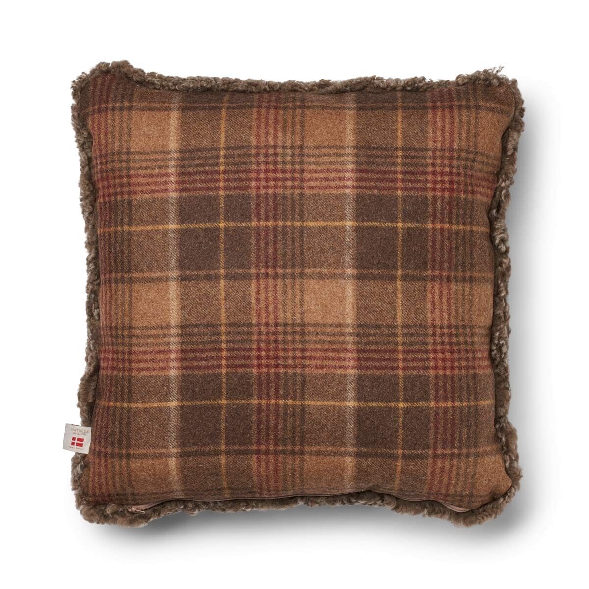 Checked Collection | Ullpute | Korthåret | 52x52 cm