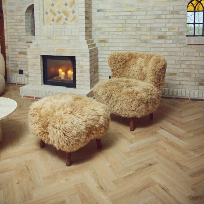 Emily fotskammel | Langhåret Honning