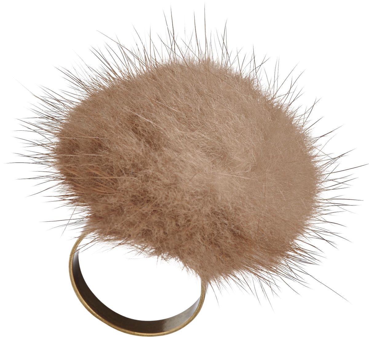 Ring pompong Brun