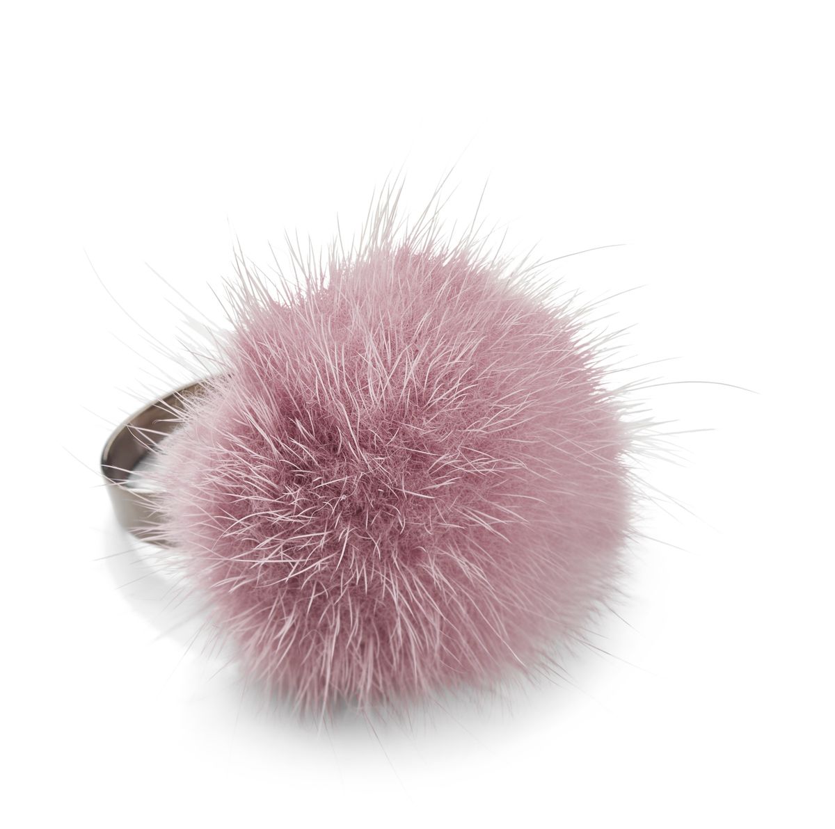 Ring Pom Pom Lys Lilla