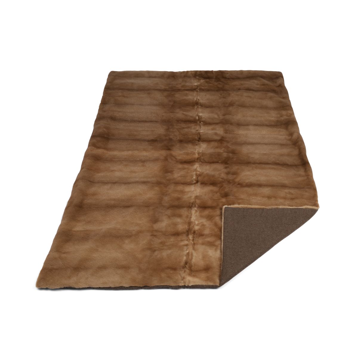 Minkpledd | Kasjmirbakside | Redglow | 200x125 cm