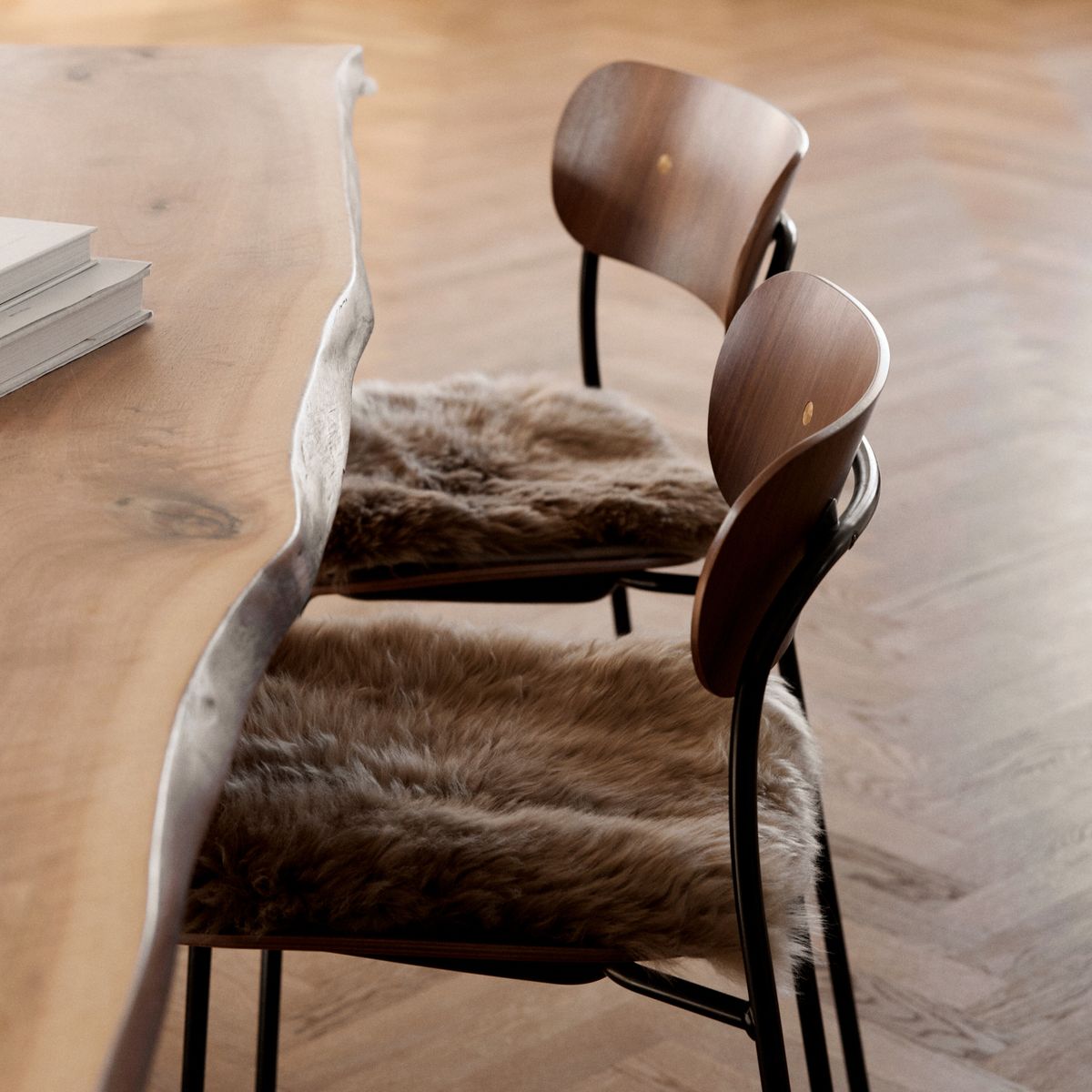 Zero Waste setepute | Langhåret | New Zealand | 35x35 cm Svart